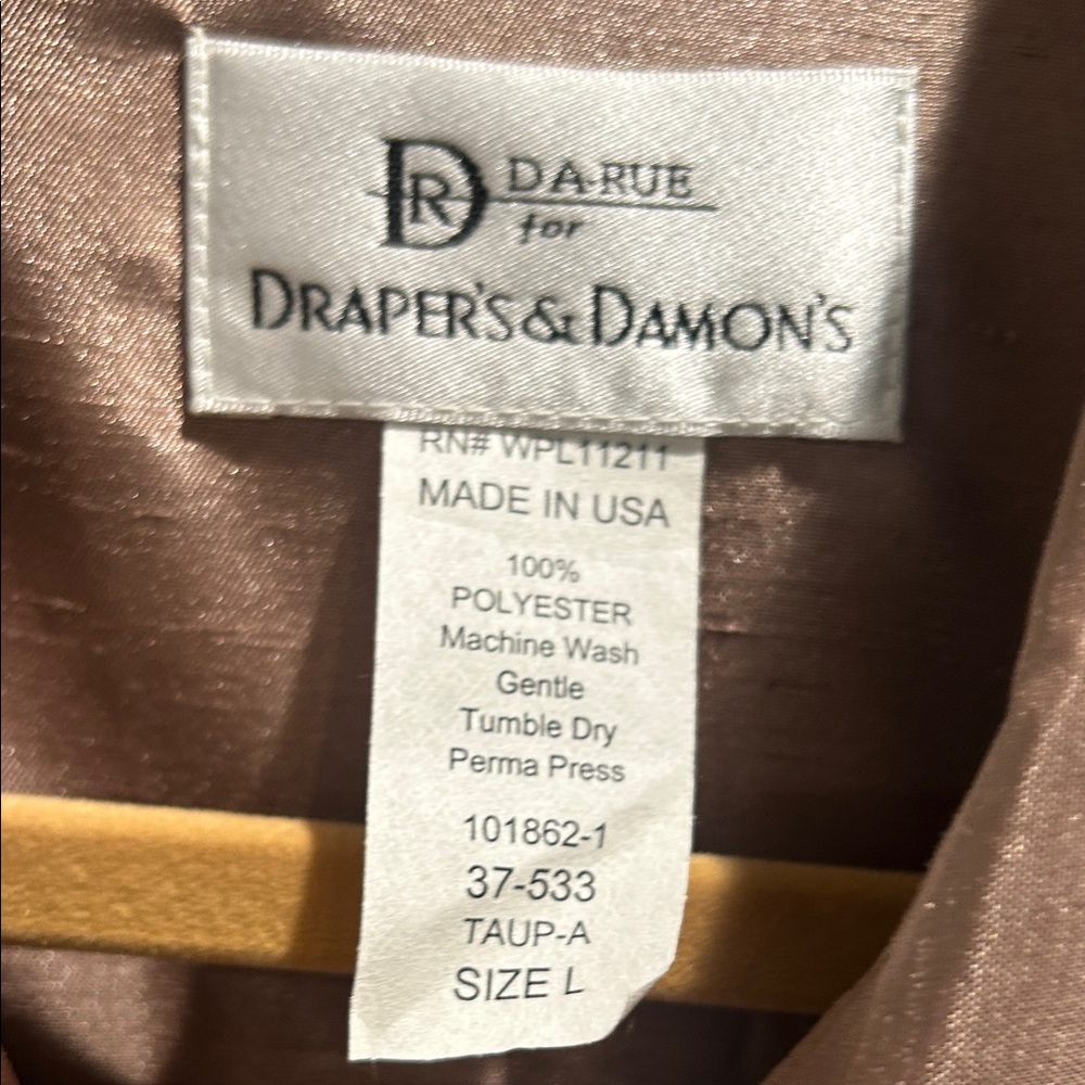 Women's Metallic Button Down Shirt - Picture 3 of 4
